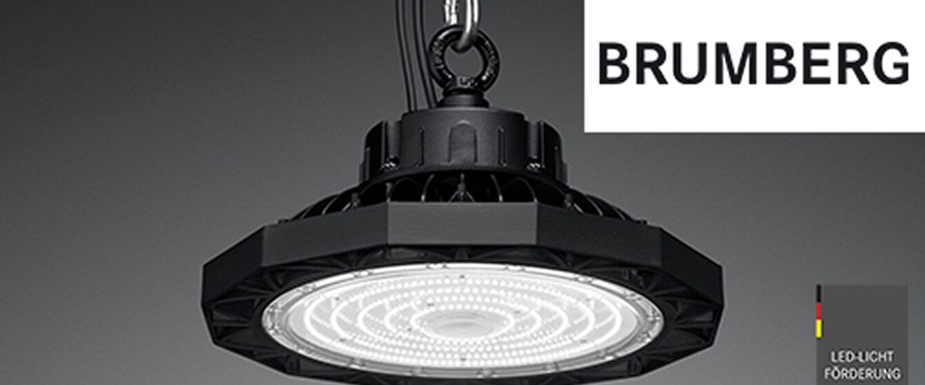 Brumberg LED-Hallenleuchte hängt von der Decke für industrielle Beleuchtung