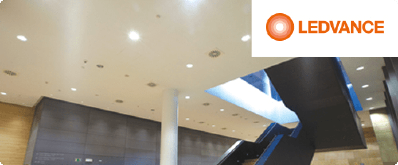 Symbol für Smart-Home-LED-Beleuchtung auf transparentem Hintergrund